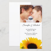 Trouwkaart Save the Date Fotokaart (Voorkant / Achterkant)