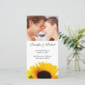 Trouwkaart Save the Date Fotokaart (Staand voorkant)