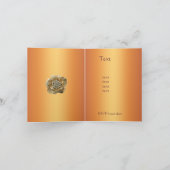 Trouwkaart Save the Date Goud Diamant Goud Gem (Binnen)