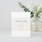 Trouwkaart Save the Date Kaarten – Elegant Geperso (Staand voorkant)