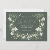 Trouwkaart Save The Date Sage Garden (Voorkant)
