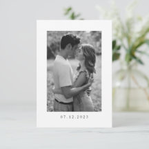 Trouwkaart save the date uitnodiging I Elegante tr