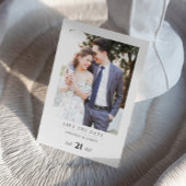 Trouwkaart save the date uitnodiging I Elegante tr