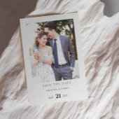 Trouwkaart save the date uitnodiging I Elegante tr