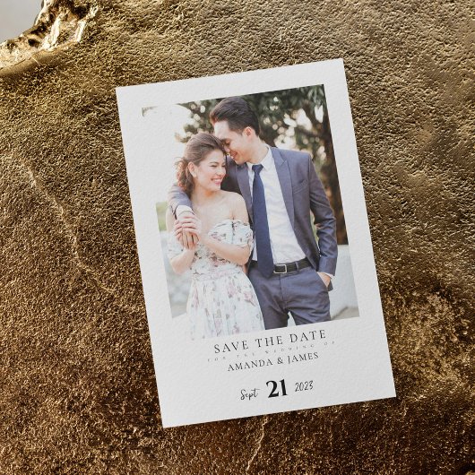 Trouwkaart save the date uitnodiging I Elegante tr