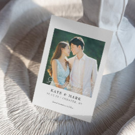 Trouwkaart save the date uitnodiging I Elegante tr