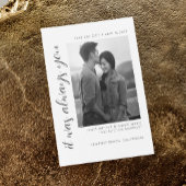 Trouwkaart save the date uitnodiging I Elegante tr