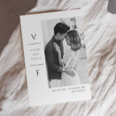 Trouwkaart save the date uitnodiging I Elegante tr