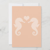 Trouwkaart Seaside Sparkle en Sunset Dreams Kaart (Achterkant)