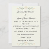 Trouwkaart 'Simplicity Heart' Kaart (Voorkant)