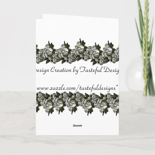 Trouwkaart Sjabloon (Achterkant)