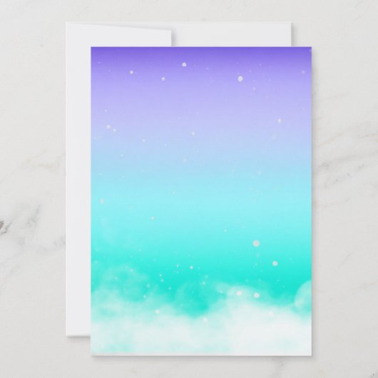 Trouwkaart Sky Design Kaart (Achterkant)