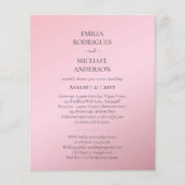 Trouwkaart Spaans tweetalig Onze Trouwdag (Voorkant)