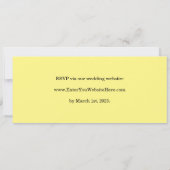 Trouwkaart (Stijl Concertticket) Save The Date (Achterkant)