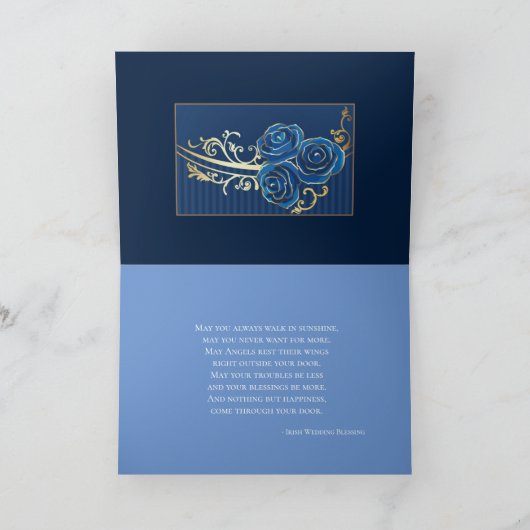 Trouwkaart Trouwgelukwensen Voor Je Speciale Dag Kaart (Binnen)