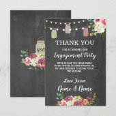 Trouwkaart Trouwservies Dankjars Krijt Kaart (Voorkant / Achterkant)