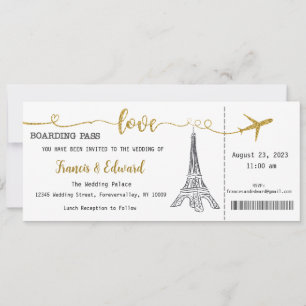 Trouwkaart, Trouwstationery, Liefde Kaart