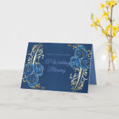 Trouwkaart Trouwzegen Voor Je Speciale Dag Kaart (Gele Bloem)