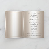 Trouwkaart Uitnodiging Zilver (Binnen)