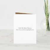 Trouwkaart vintage (Achterkant)