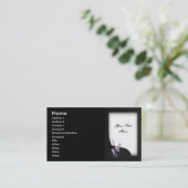Trouwkaart Visitekaartje (Staand voorkant)