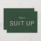 Trouwkaart voor de getuige van de bruidegom bedankkaart (Voorkant / Achterkant)