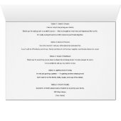 Trouwkaart voor de toekomstige schoonmoeder (Binenzijde Horizontaal (Onderkant))