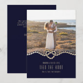 Trouwkaart voor een nautische vlucht kaart (Voorkant / Achterkant)