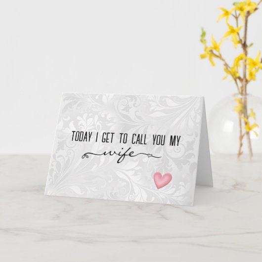 Trouwkaart voor een toekomstige vrouw kaart (Gele Bloem)