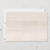 Trouwkaart voor elopement-receptie kaart (Achterkant)