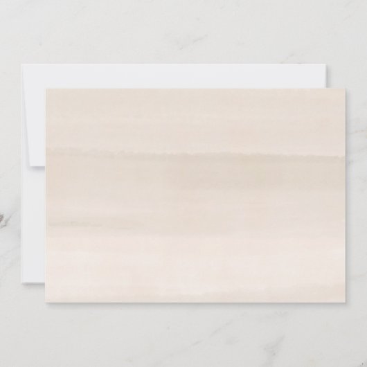 Trouwkaart voor elopement receptie uitnodigingkaar kaart (Achterkant)