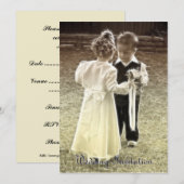 Trouwkaart voor je jeugdliefde kaart (Voorkant / Achterkant)