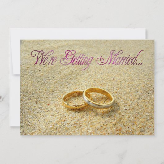 Trouwkaart - We Gaan Trouwen Kaart (Voorkant)