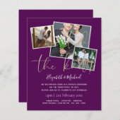 Trouwkaart 'We hebben de knoop doorgehakt' (Voorkant / Achterkant)