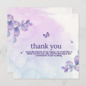 trouwkaarten budget boodschap Betoverd Kaart (Voorkant / Achterkant)