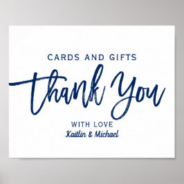 Trouwkaarten & Cadeaus 8x10 Typografie | Marinebla Poster