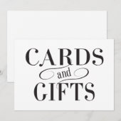 Trouwkaarten & Cadeaus Bord Kaart (Voorkant / Achterkant)