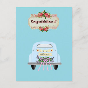 TROUWKAARTEN CONGRUTATIE BRIEFKAART