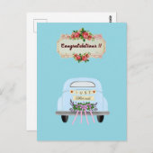 TROUWKAARTEN CONGRUTATIE BRIEFKAART (Voorkant / Achterkant)