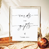 Trouwkaarten en geschenken teken, geschenken en Ka Poster