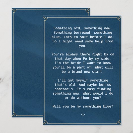 Trouwkaarten Feestdagenkaart (Voorkant / Achterkant)