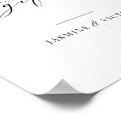 Trouwkaarten & Gift Table Papier Poster Bord J102 (Hoek)