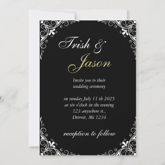 Trouwkaarten Kaart (Voorkant)