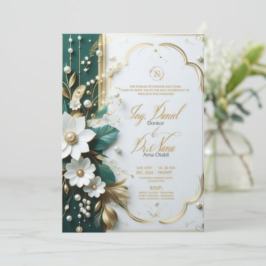 Trouwkaarten Kaart (Staand voorkant)