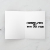 TROUWKAARTEN MET FELICITATIES KAART (Binnen)