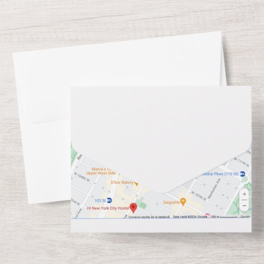 Trouwkaarten Met Kaarten Alles in Eén (Achterkant)