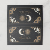 Trouwkaarten Namen Trouwtarot Moon Sun Stars Plaatskaartje (Buitenkant ongevouwen)