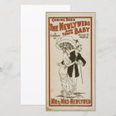 Trouwkaarten Nieuwgetrouwden Aankondiging (Voorkant / Achterkant)