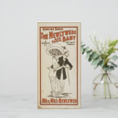 Trouwkaarten Nieuwgetrouwden Aankondiging (Staand voorkant)