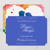 Trouwkaarten | Trouwkaartjes Kaart (Voorkant / Achterkant)